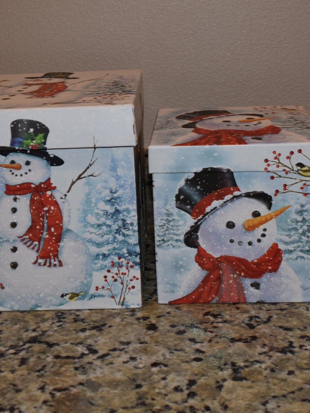 Set of (3) Christmas Nesting Boxes
